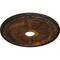 Ekena Millwork Bristol Ceiling Medallion (Fits Canopies up to 3 7/8"), Hnd-Painted Rust, 23 1/2"OD x 3 7/8"ID x 1"P CM23BIRUS - alternate 4
